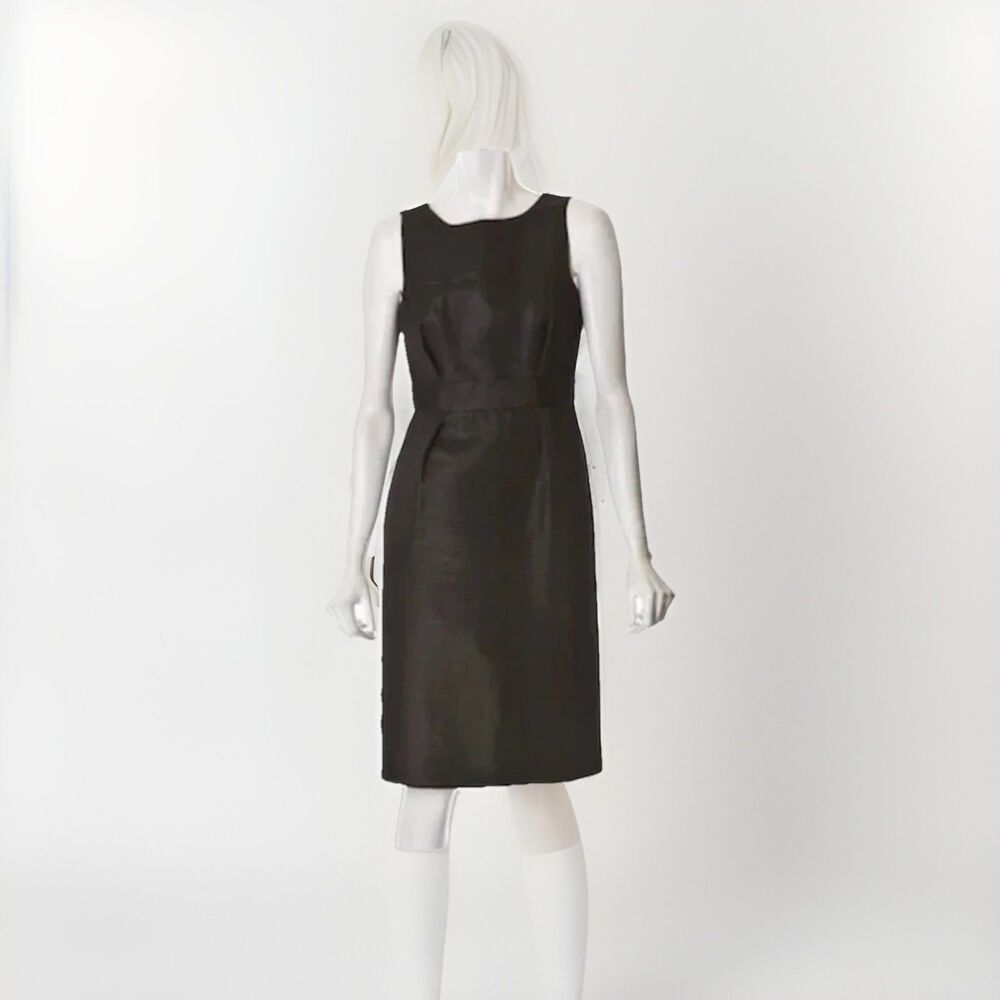 REDValentino Black Shimmery Sheath Cocktail Dress Size 4